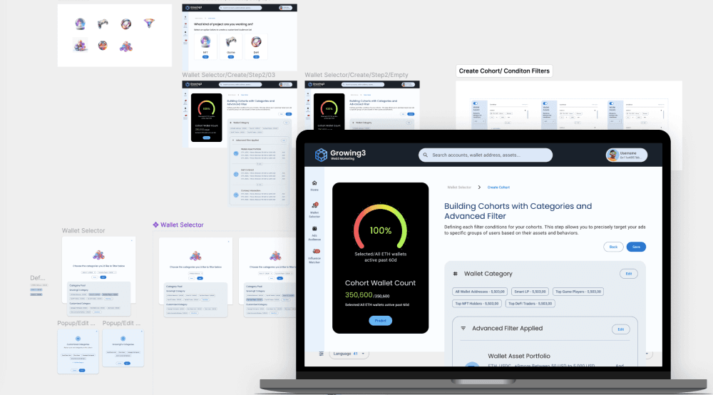 Designing Web3 Marketing Dashboard: 0 to 1